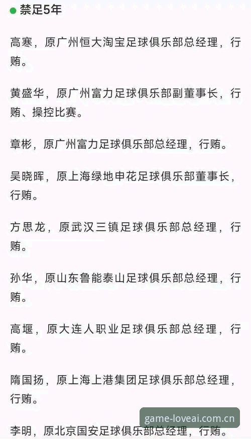 2026新版本App推荐 足协第三批禁足名单曝光,爱游戏平台如何解读这场足球反腐风暴?